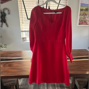 Ann Taylor red dress